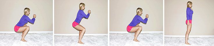 double bounce sumo squat