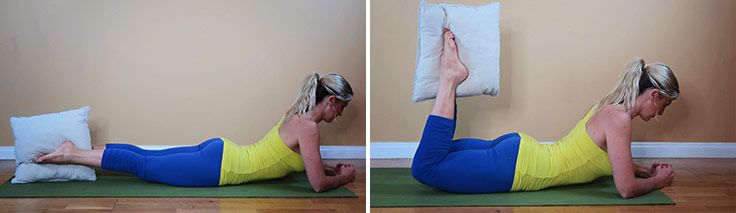 pillow hamstring curls