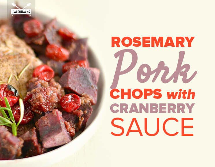 rosemary pork chops title card