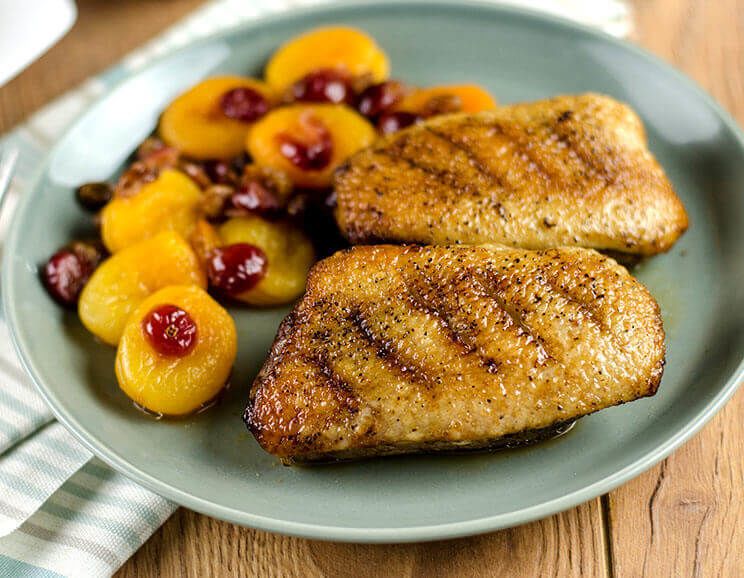duck breasts with honey featured image