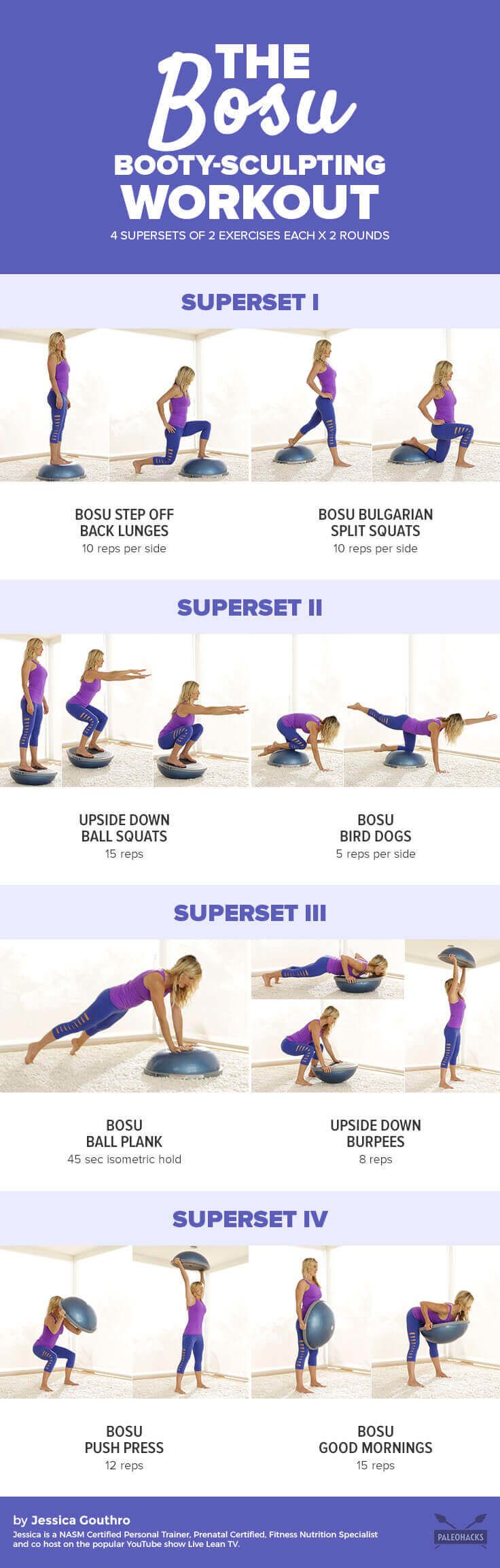 The Bosu Ball Booty-Sculpting Workout 