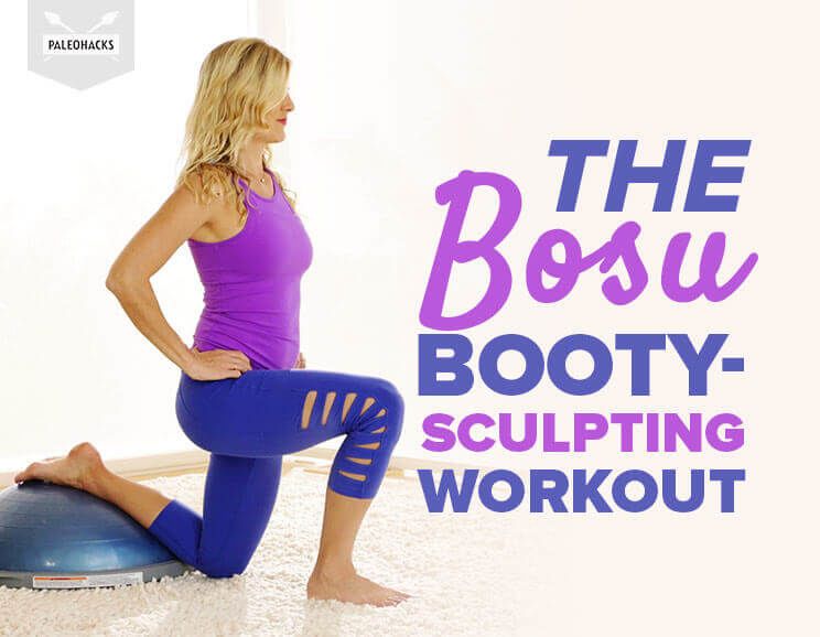 bosu booty-sculpting workout title card