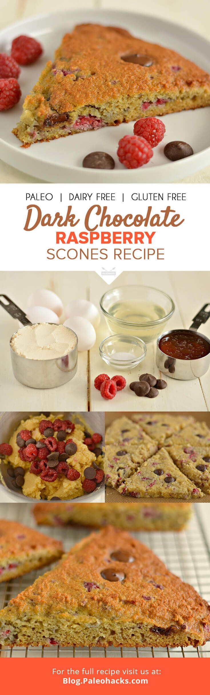 Paleo Scones with Raspberries Recipe