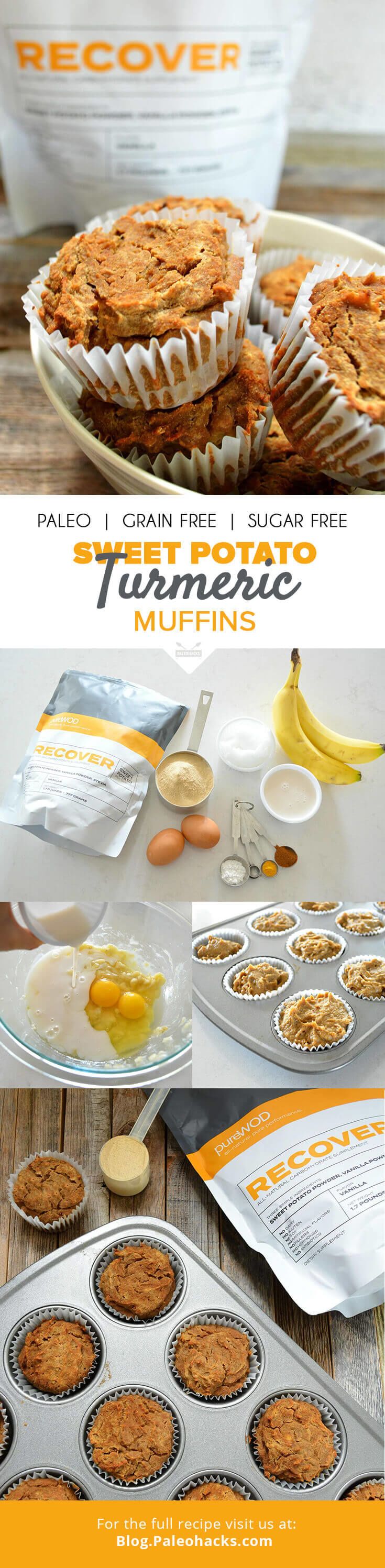 sweet potato muffins pin