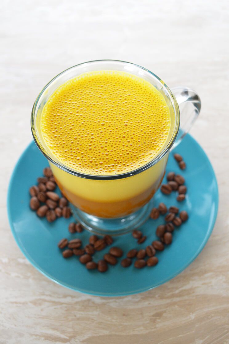 awakening coffee with turmeric