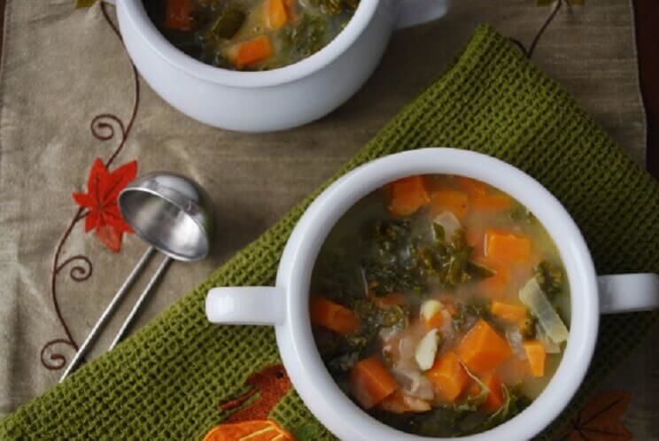 kale sweet potato soup
