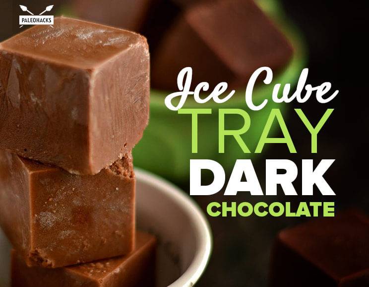 ice cube tray dark chocolate title card