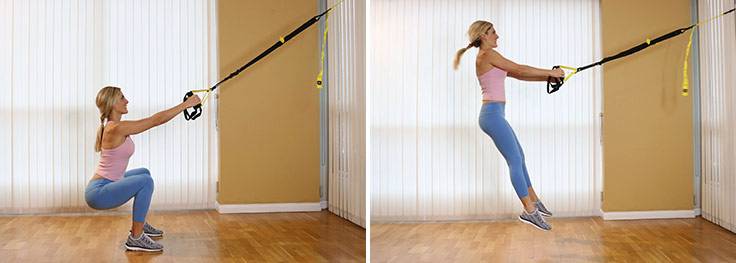 jump squat trx