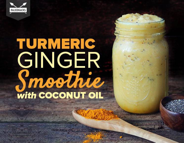 turmeric ginger smoothie title card
