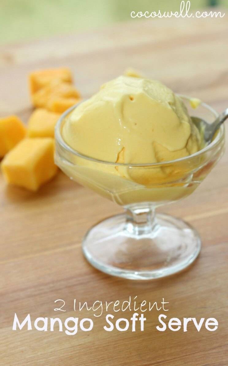 mango soft serve ice cream