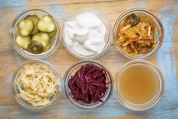 kimchi, vinegar and other probiotics