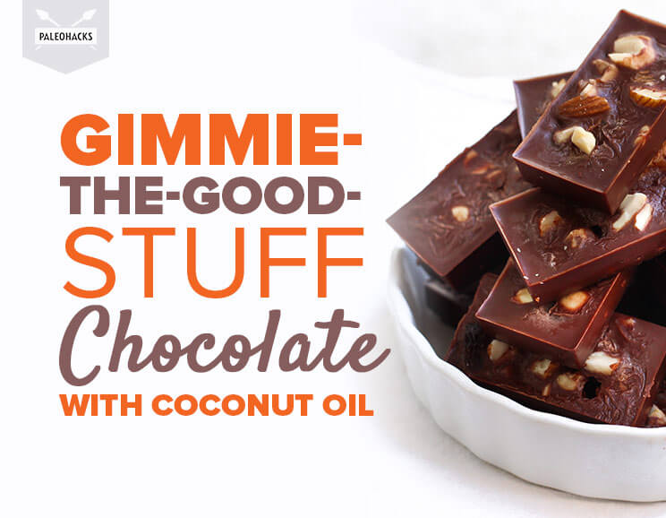 gimmie-the-good-stuff chocolate with coconut oil title card