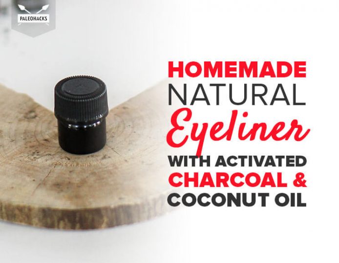 Homemade Natural Eyeliner with Activated Charcoal & Coconut Oil