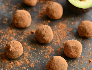dark chocolate avocado truffles featured image