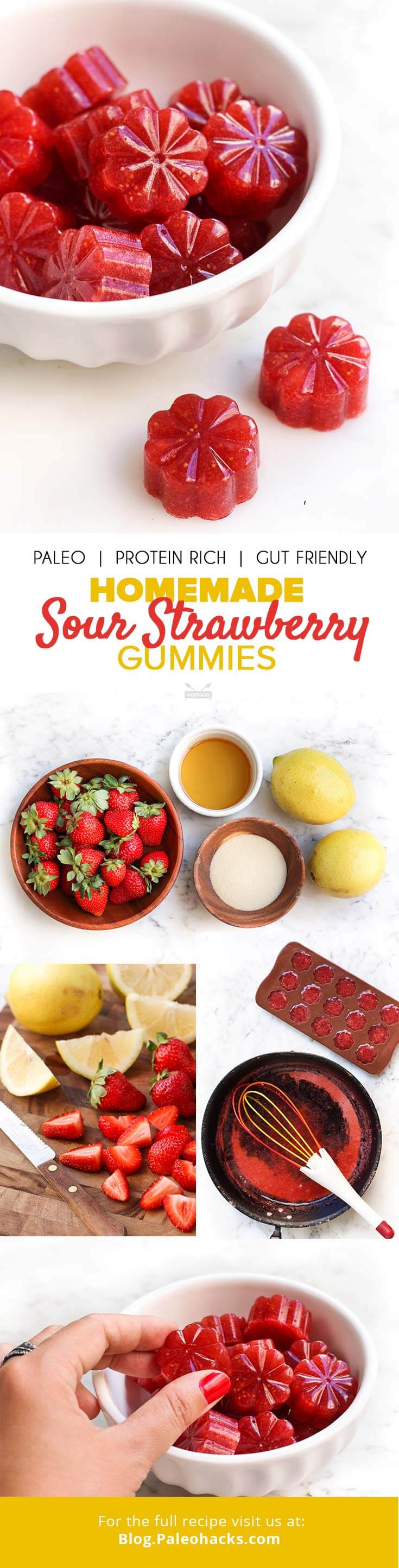 strawberry gummies pin