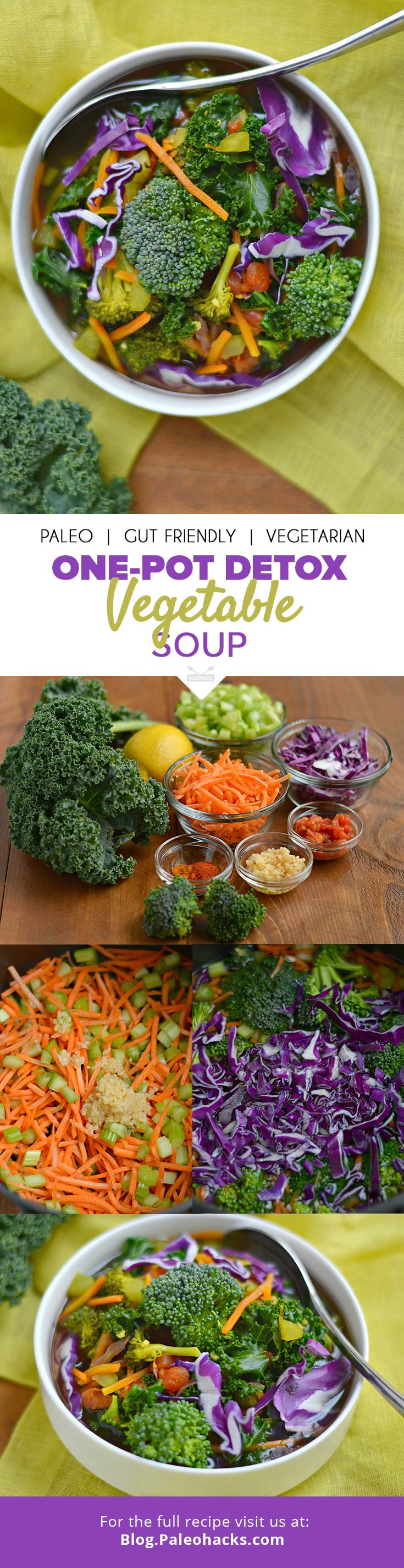 one-pot detox vegetable soup pin