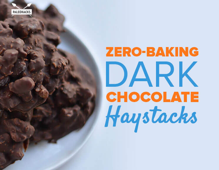 dark chocolate haystacks title card