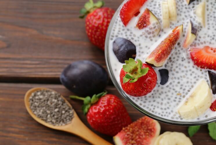 chia pudding as a source of fiber