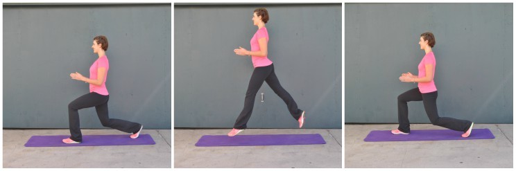how to do a jump lunge