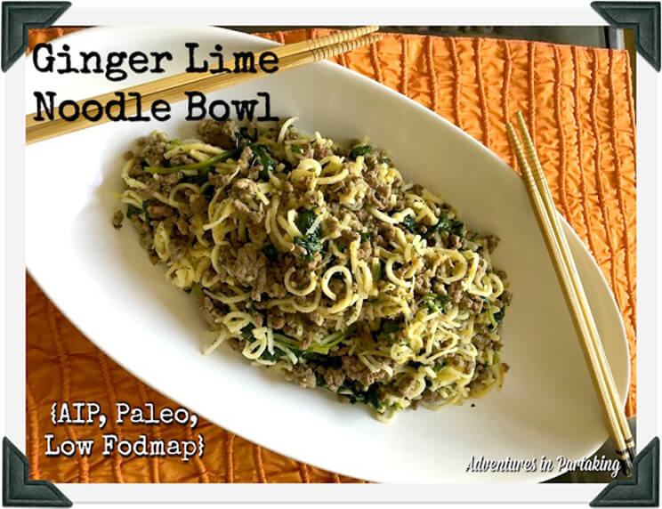 ginger lime noodle bowl