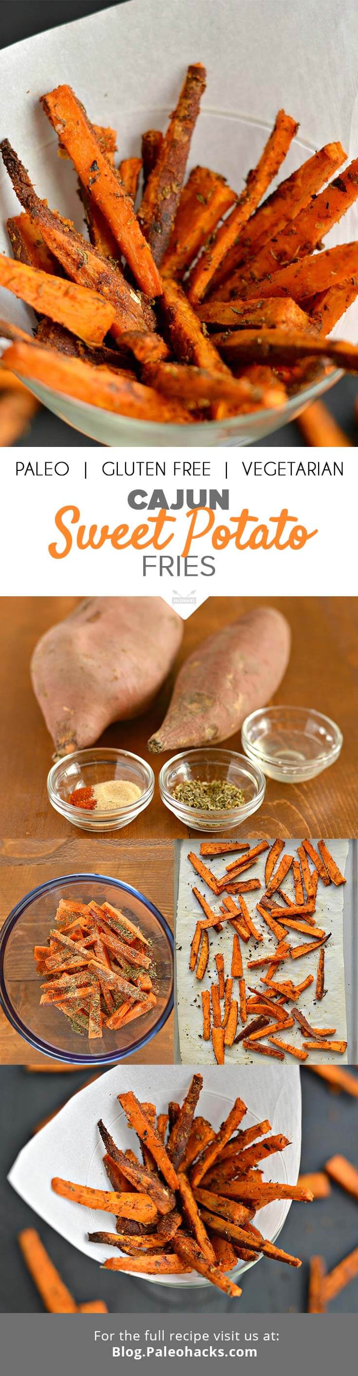 Cajun sweet potato fries pin