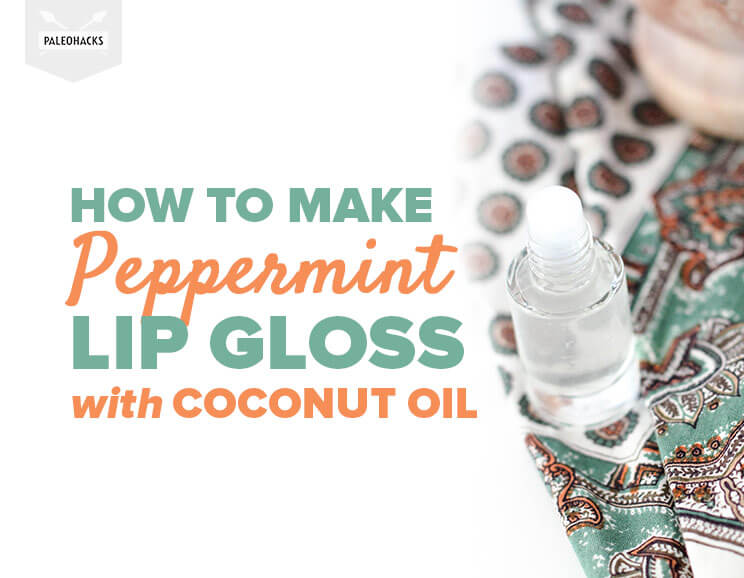 peppermint lip gloss title card