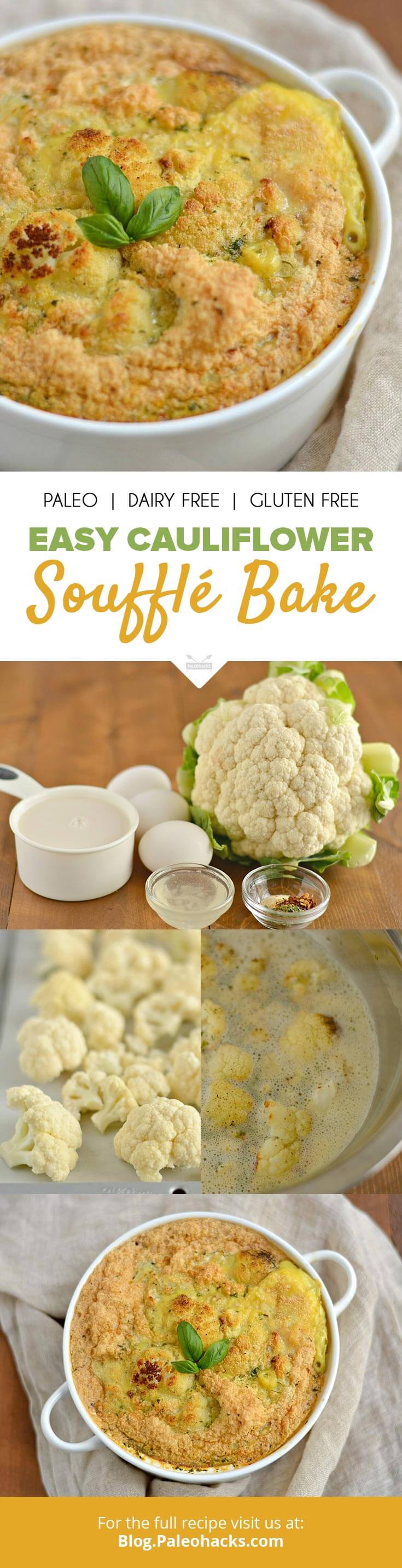 cauliflower souffle bake pin