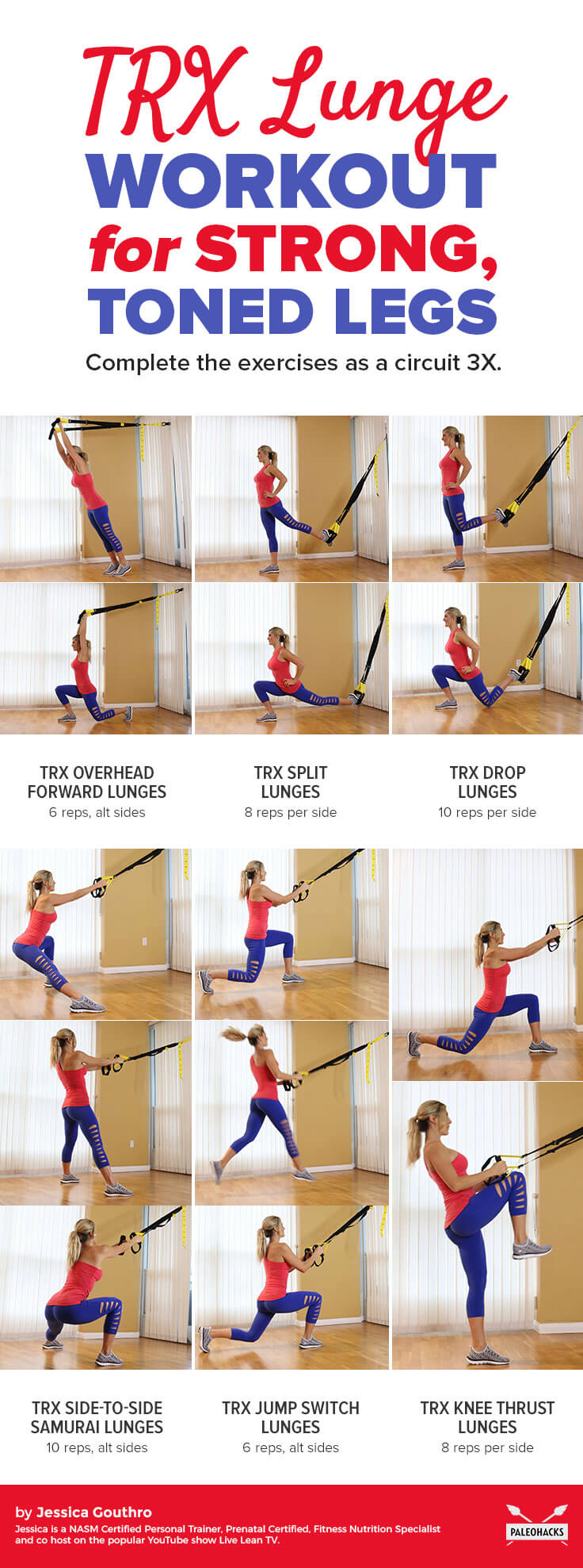 TRX Lunge Workout for Strong, Toned Legs