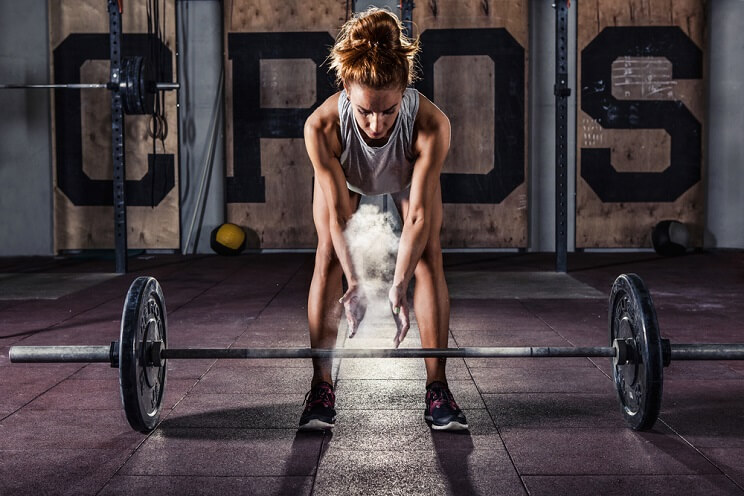 woman doing crossfit