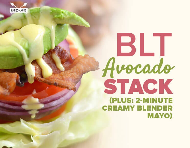 BLT avocado stack title card