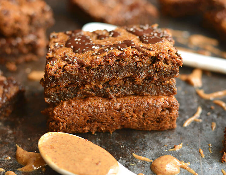 Chewy, Buttery Almond Bars with Chia Seeds