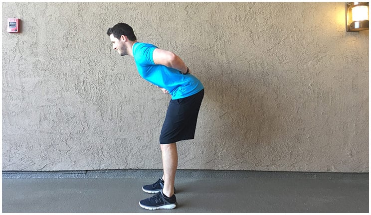 hip hinge for low back pain
