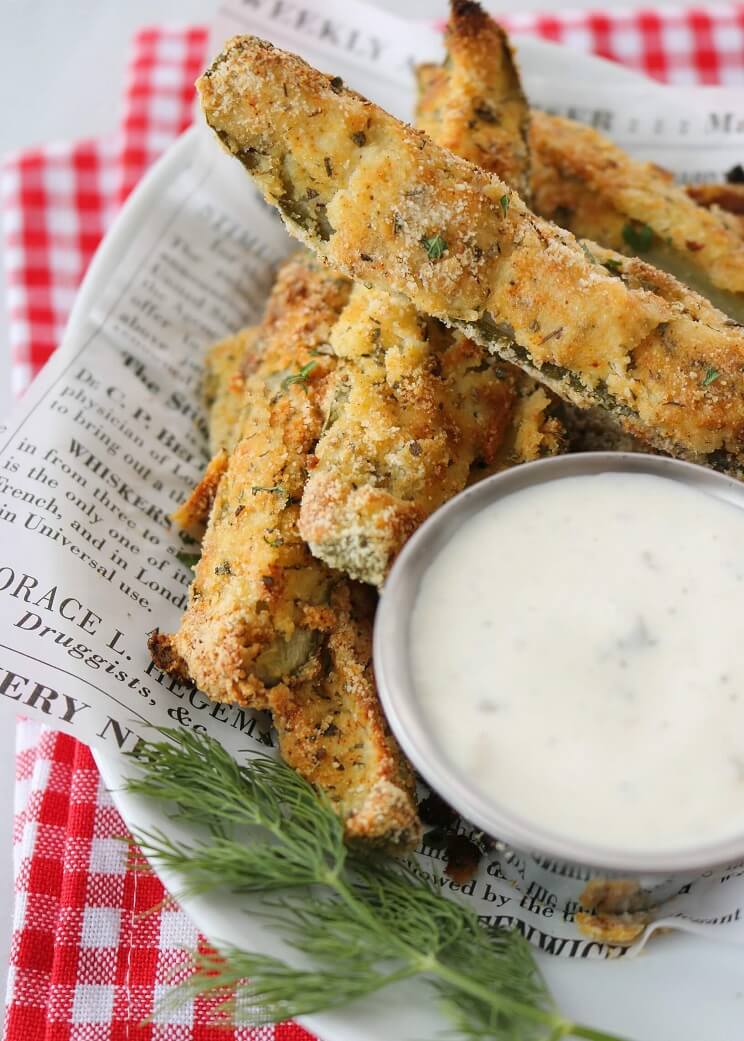 cajun baked pickles