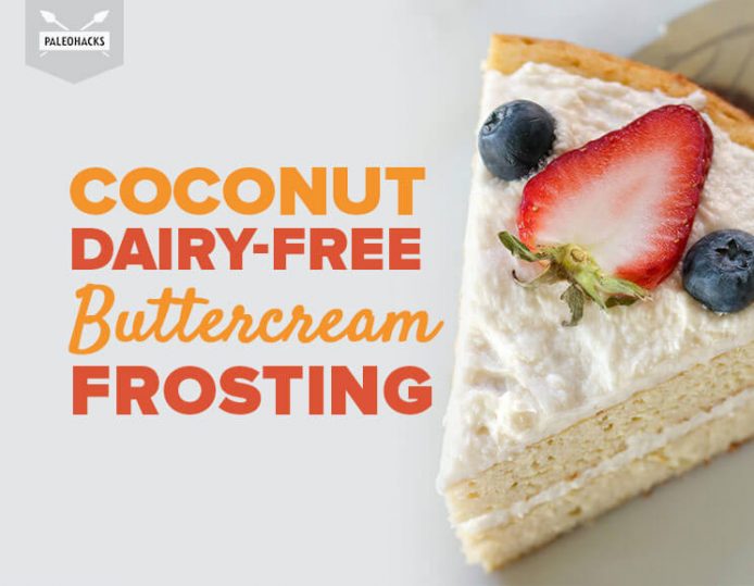 Coconut Dairy-Free Buttercream Frosting | Raw, Vegan, Paleo