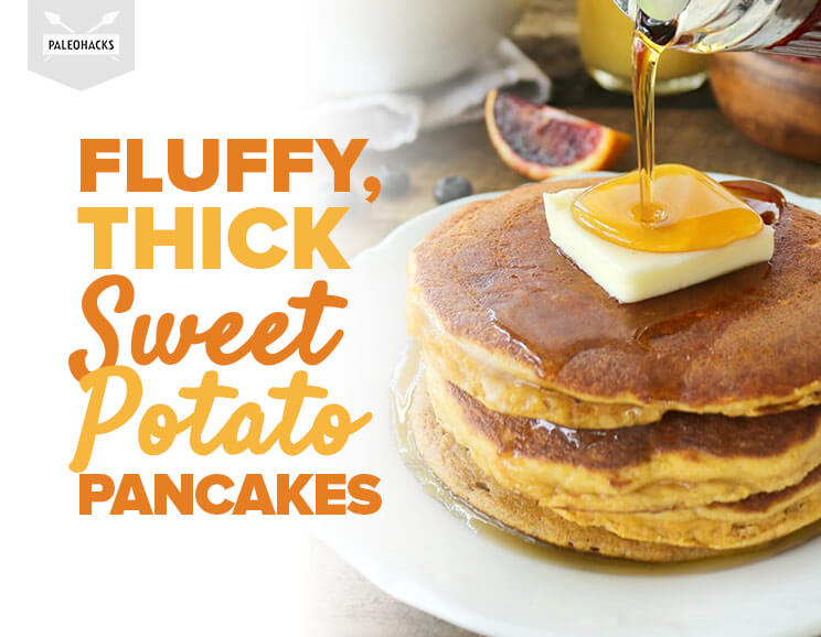 sweet potato pancakes title card