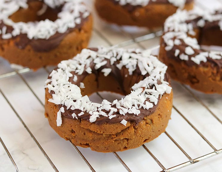 Coconut Oil Donuts with Sweet Potatoes