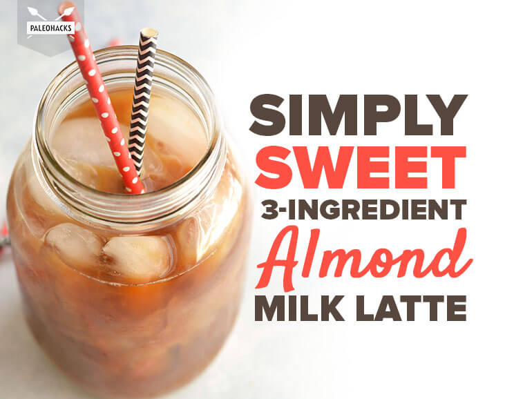 almond milk latte title card