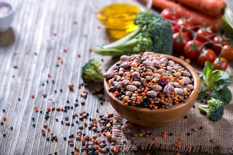 beans in a bowl