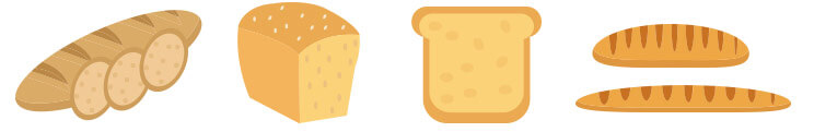 bread cartoon