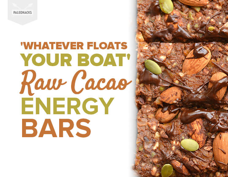 raw cacao energy bars title card