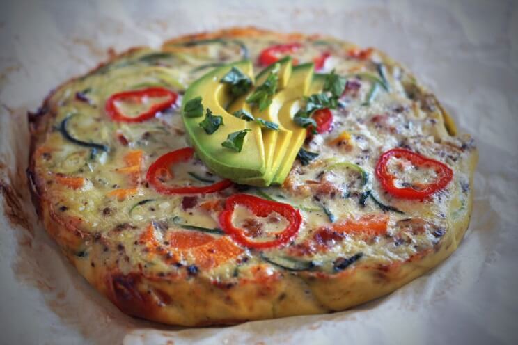 lazy slow cooker frittata