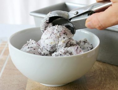 Blueberry Dream Ice Cream with Coconut Milk Recipe