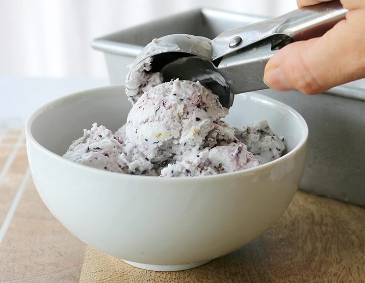 Blueberry Dream Ice Cream with Coconut Milk Recipe