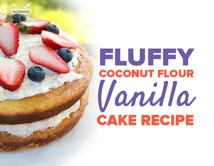 Fluffy Coconut Flour Vanilla Cake Recipe 4