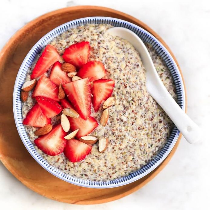 Healthy Hemp Seed Oatmeal (GrainFree, DairyFree) Paleo