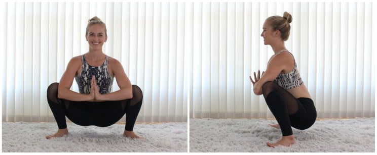 malasana yoga squat