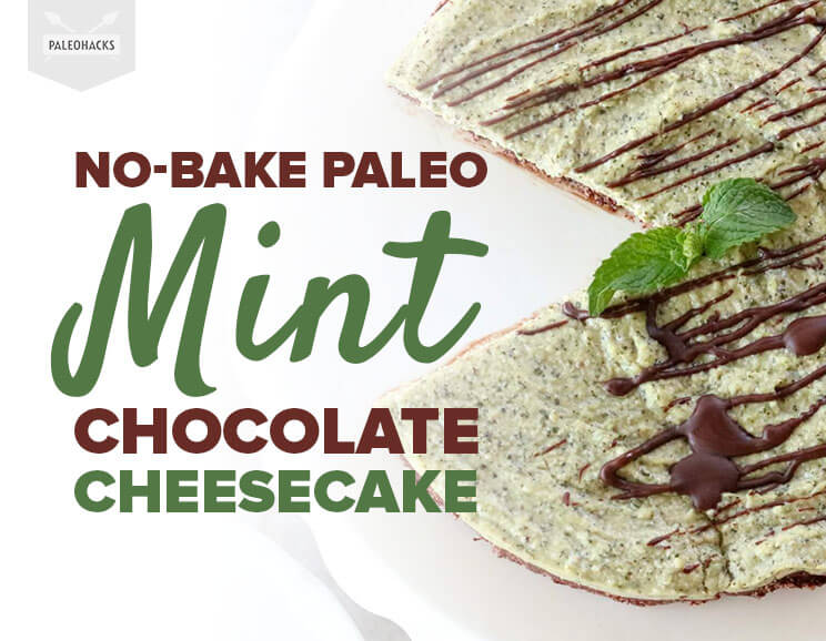 mint chocolate cheesecake title card