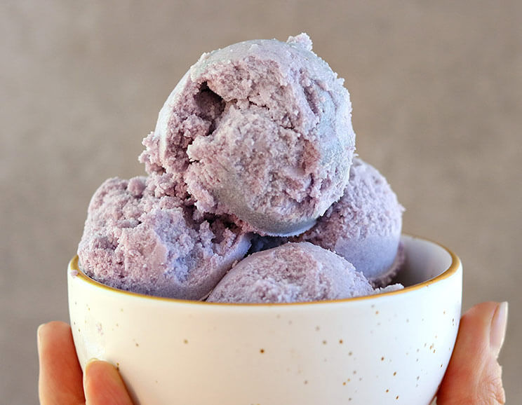 ube (purple sweet potato) ice cream featured image