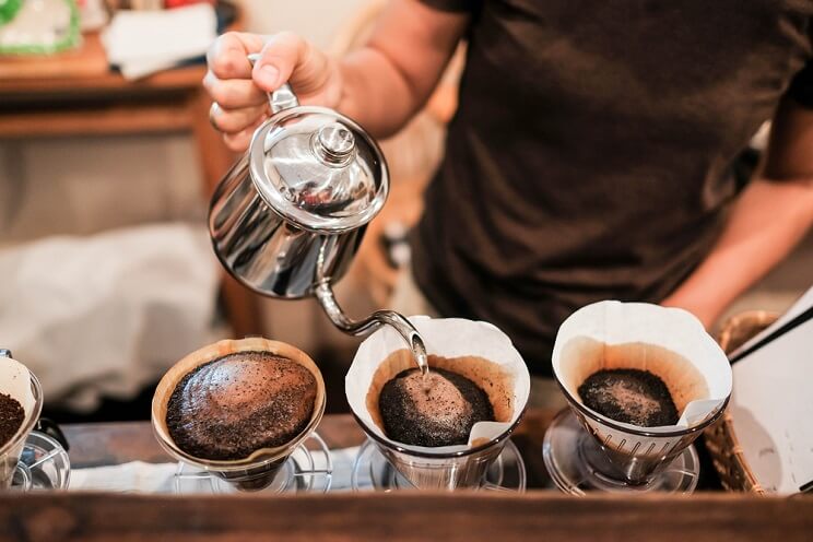 pour-over brewing method