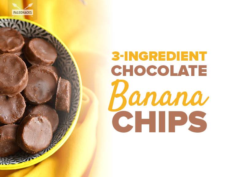 3-Ingredient Chocolate Banana Chips